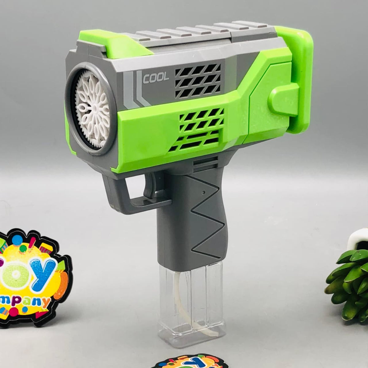 Battery Operated Kids Colorful Bubble Blaster Gun