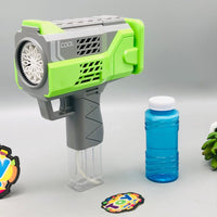 Battery Operated Kids Colorful Bubble Blaster Gun