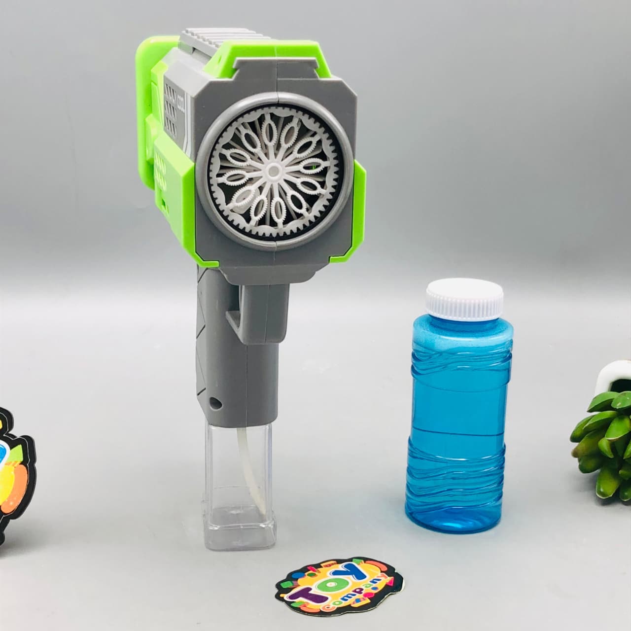 Battery Operated Kids Colorful Bubble Blaster Gun