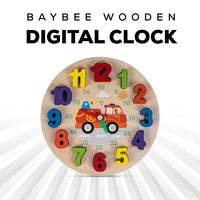 Thumbnail for Wooden Kids Digital Clock