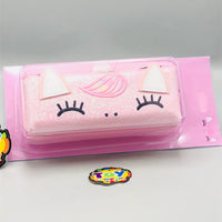 Premium Unicorn Themed Kids Pencil Pouch - Pink