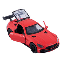 1:64 Diecast Mercedes Benz With Acrylic Display Box - Red