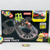 29Pcs Kids Classical Train Track Set