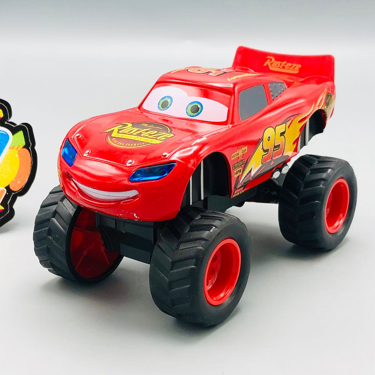 1Pc Diecast Disney Pixar Big Foot Car With Light & Music - Assortment