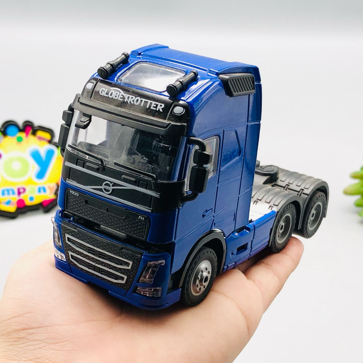 Diecast Pullback Herpa Volvo Model Tractor - Minor Fault