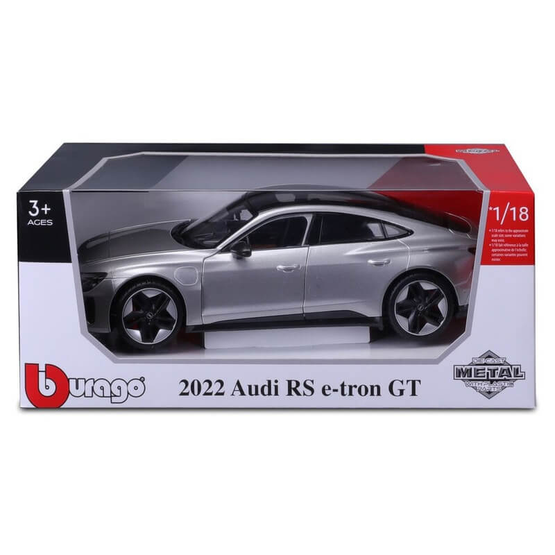 Bburago 1:18 Diecast 2022 Audi RS e-tron GT Model Car