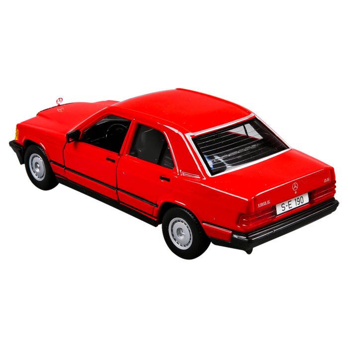 Bburago 1:24 Diecast Mercedes Benz 190E - Red