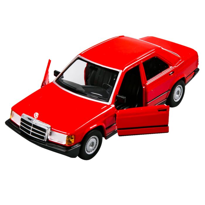 Bburago 1:24 Diecast Mercedes Benz 190E - Red