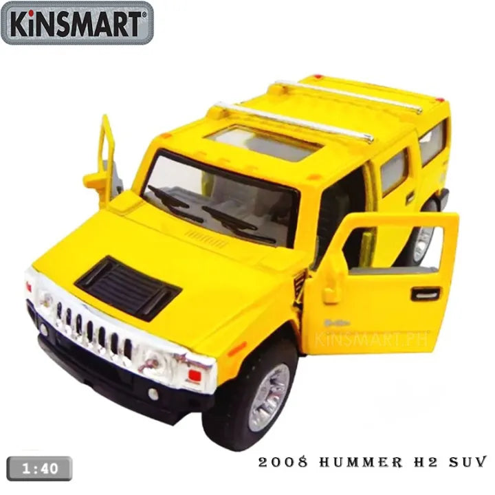 1:40 Kinsmart 2008 Hummer H2 SUV