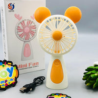 Rechargeable Mini Bear Ears Cute Fan