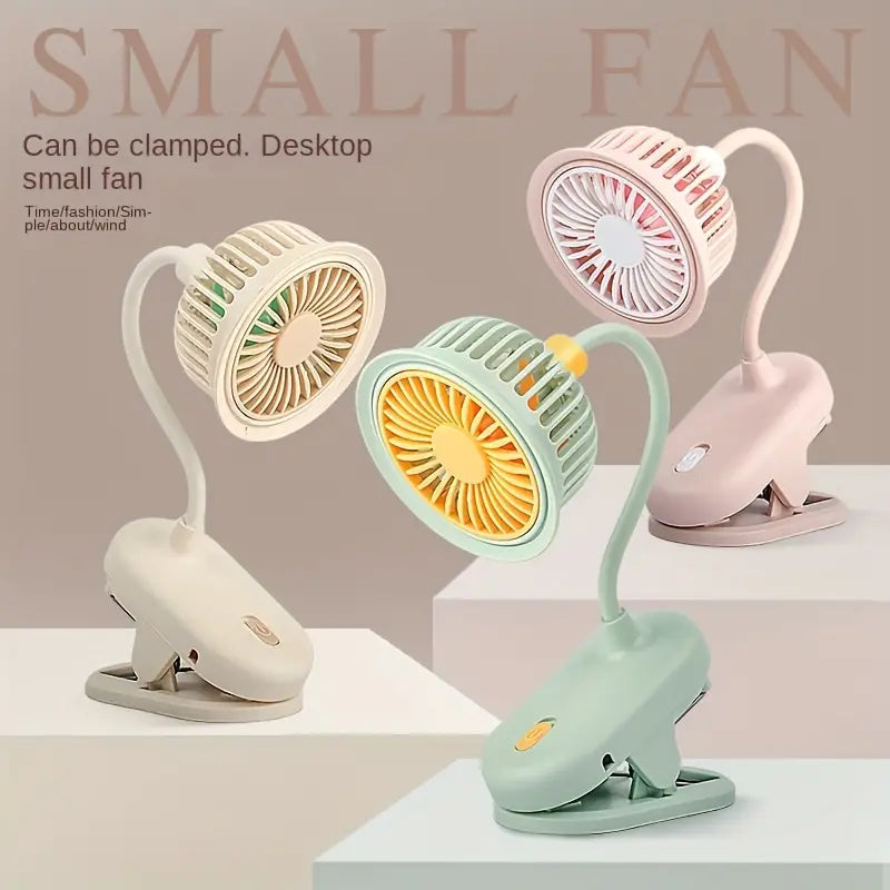 Rechargeable Clip Type Desktop Fan