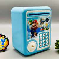 Super Mario Key Open-Door & Password Unlock Piggy Bank