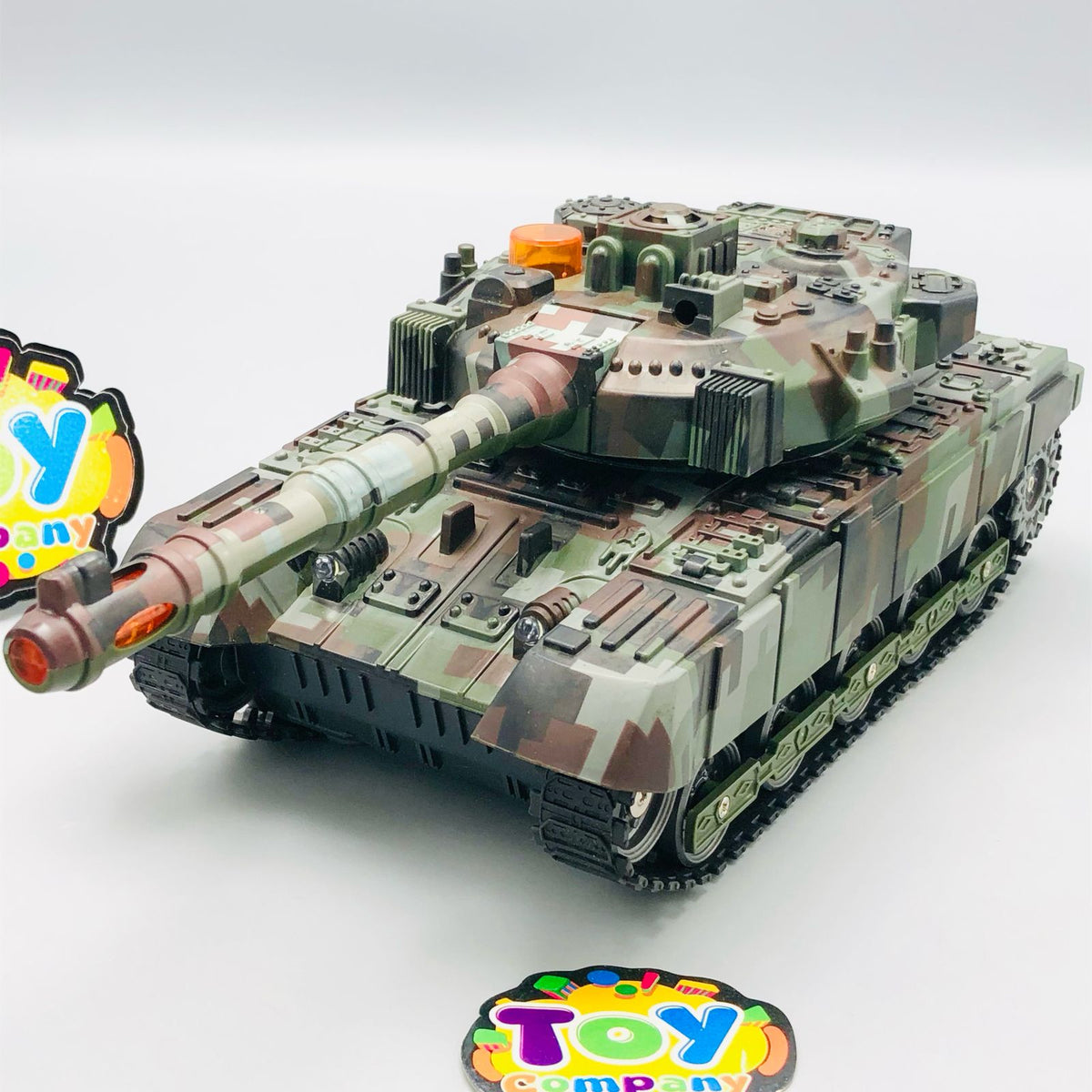 2.4GHz RC Military Tank Model With Lights