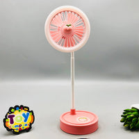 Rechargeable Fruit Design Desktop Fan With Light