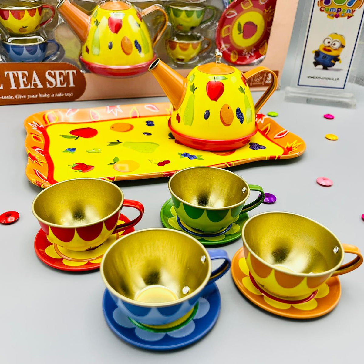 Boutique Metal Tea Set