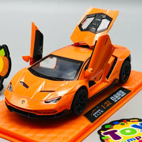 1:32 Diecast Lamborghini LP770-4 With Acrylic Display Box - Orange
