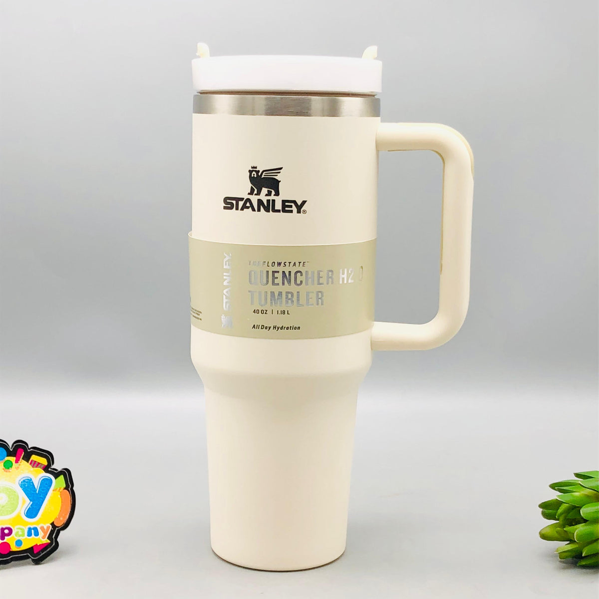 Gray Stanley Insulated Tumbler With Straw - Minor Fault