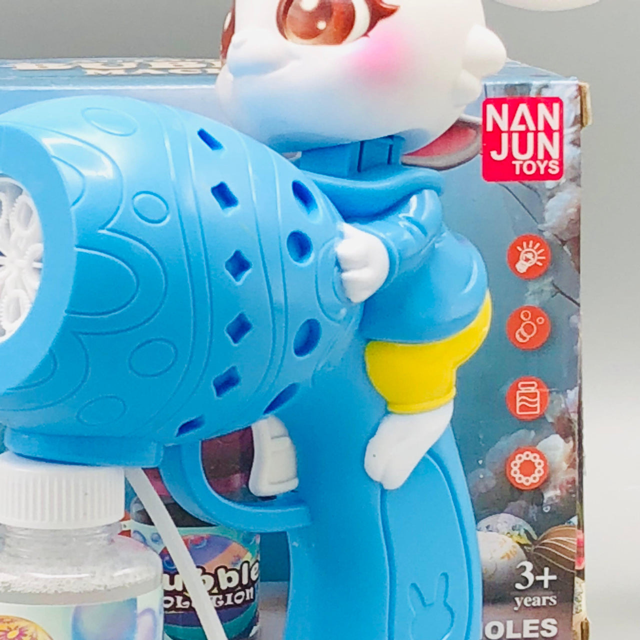 Cute Rabbit Themed Colorful Bubble Gun