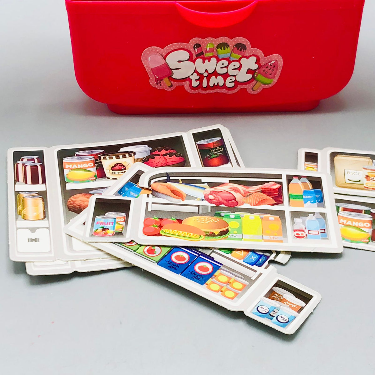 Pretend Play Frozen Food Refrigerator Set