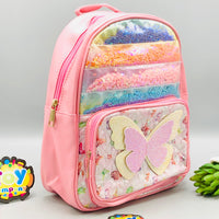 10* Inches Girls Fancy Butterfly Backpack - Baby Pink