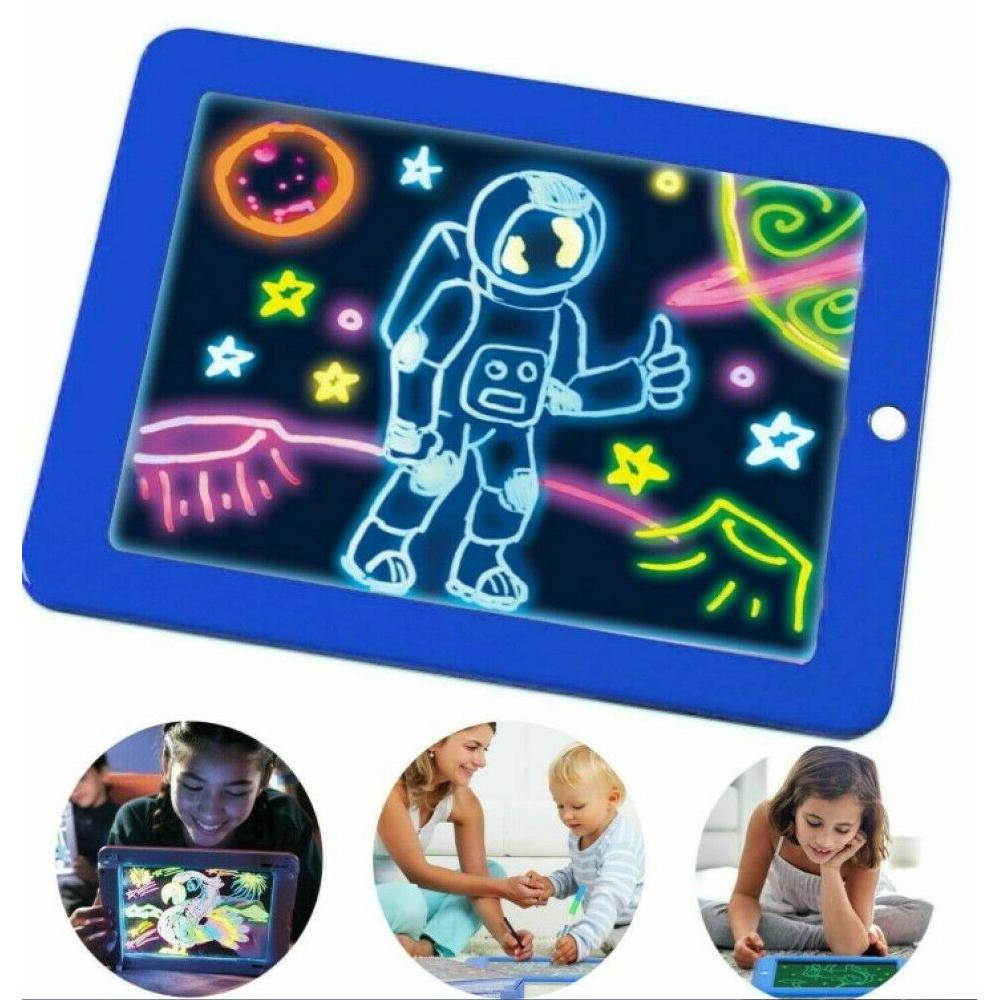 3D Kids Light-up Writing Tablet