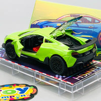 1:64 Diecast McLaren With Acrylic Display Box - Green