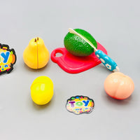 17Pcs Pretend Play Vegetable & Fruit Cutting Set