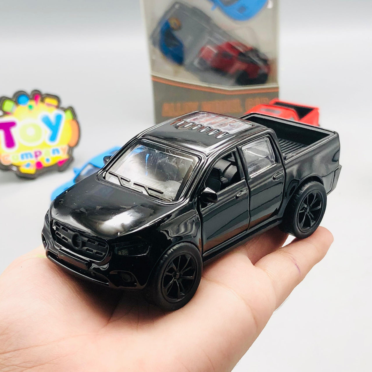 3Pcs Diecast Mini Pullback Pickup Models
