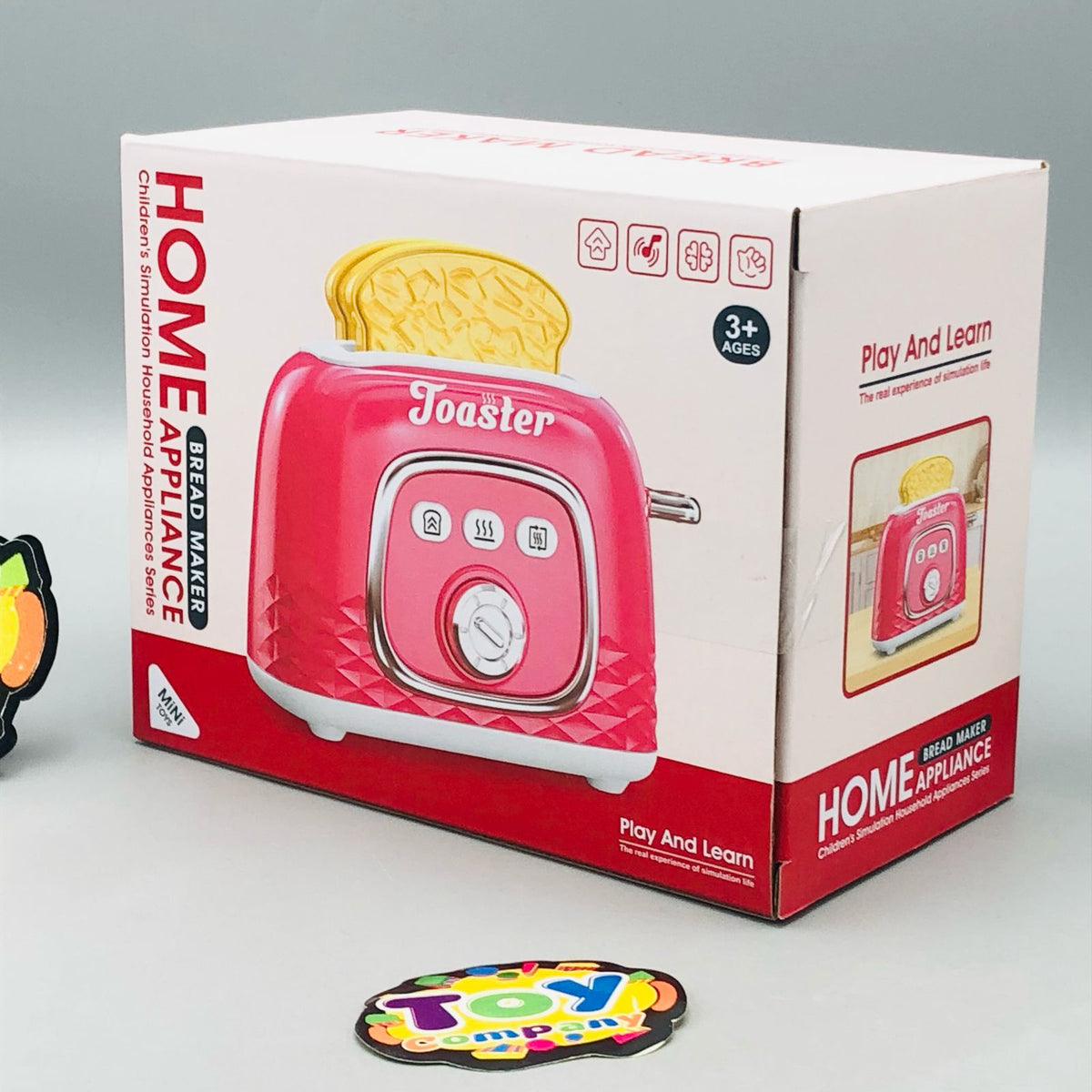 Kids Pretend Play Mini Toaster Toy