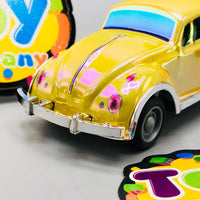 Mini Diecast Crystal Volkswagen Beetle Model - 1Pc