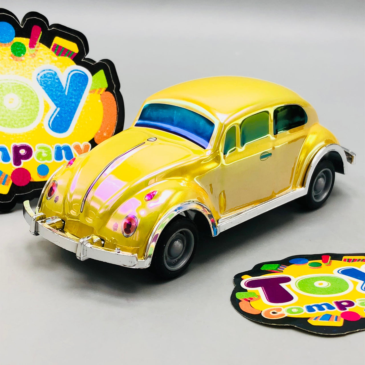 Mini Diecast Crystal Volkswagen Beetle Model - 1Pc