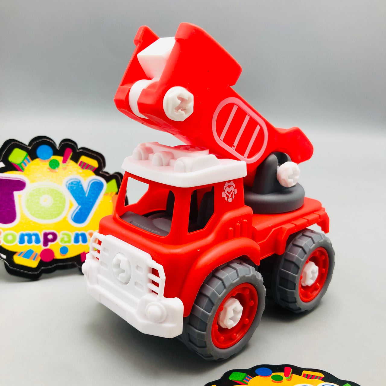 4Pcs DIY Fire Fighting Screw Vehicles