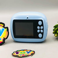 Kids Cute Panda Themed Instant Digital Print Camera - Blue