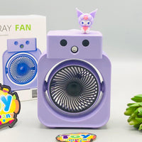 Rechargeable Three Speed Mini Air Conditioner Mist Fan