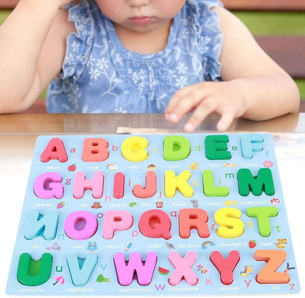 3D Wooden Capital Letters A-Z Board