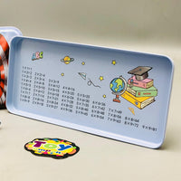 6Pcs Avengers Themed Tin Geometry Box For Boys - Assortment