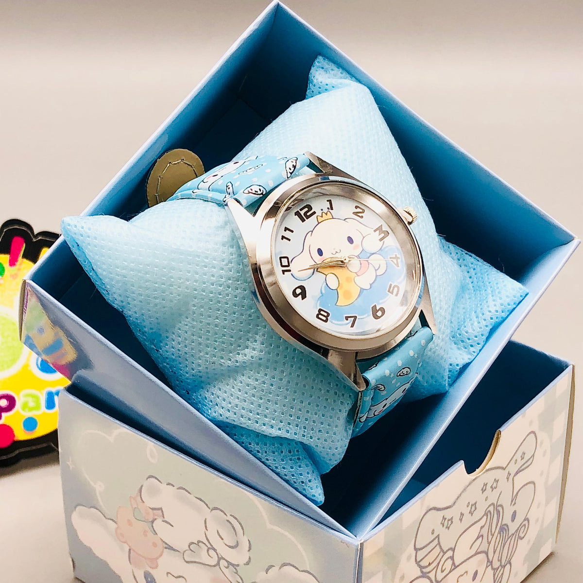 Cinnamoroll Themed Kids Stainless Steel Frame Watch