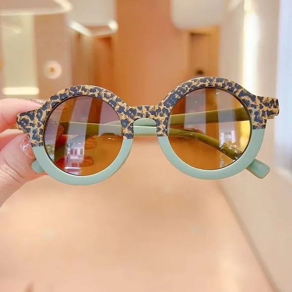 Kids Stylish Leopard Design Sunglasses