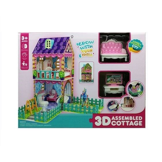 DIY 3D Assembled Doll House