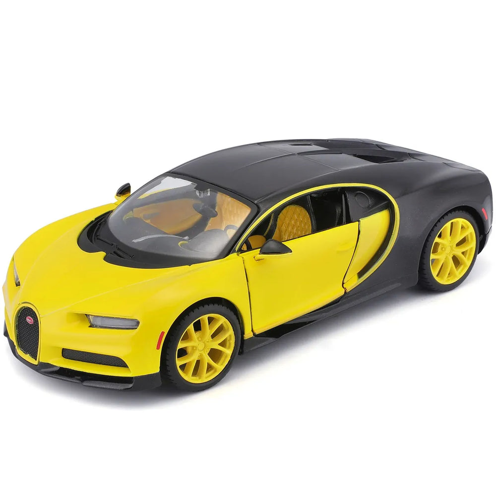 Maisto 1:24 Diecast Bugatti Chiron - Yellow