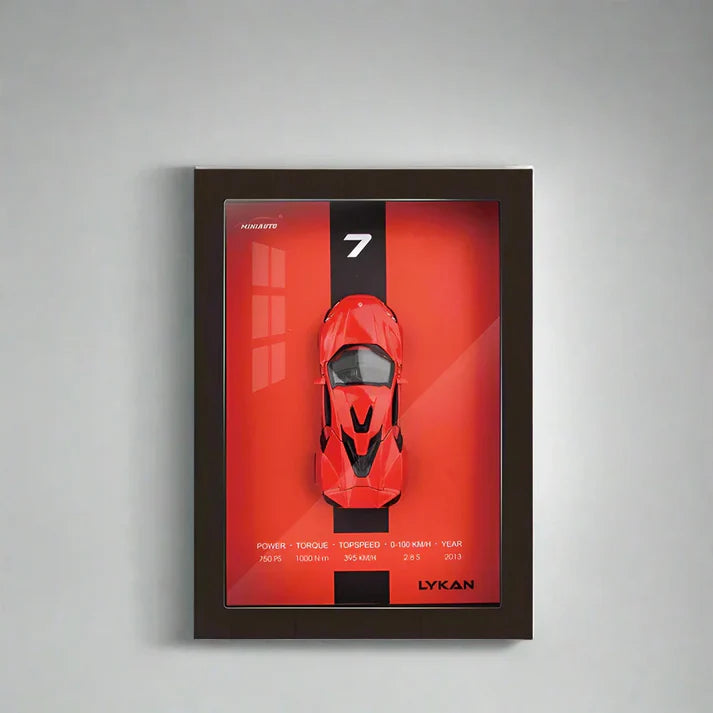 1:32 Diecast Lykan Model 3D Photo Frame