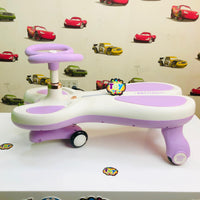 Kids Butterfly Ride-on Auto Walker Twist Car - Purple
