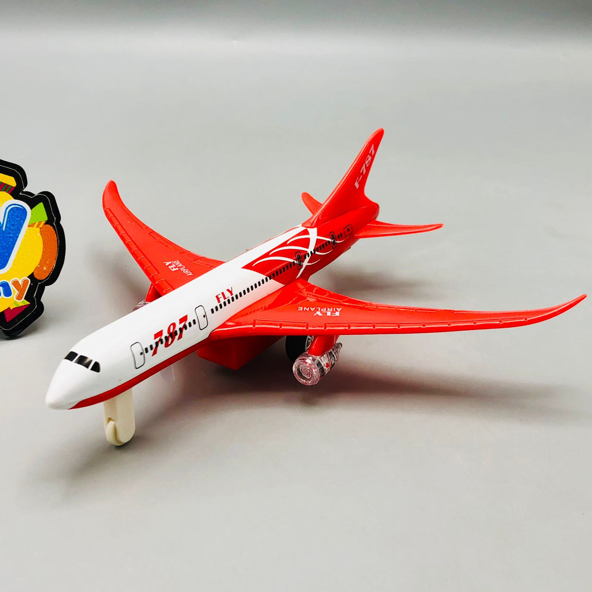 1:300 Diecast Pullback Jet Plane Model - 1Pc