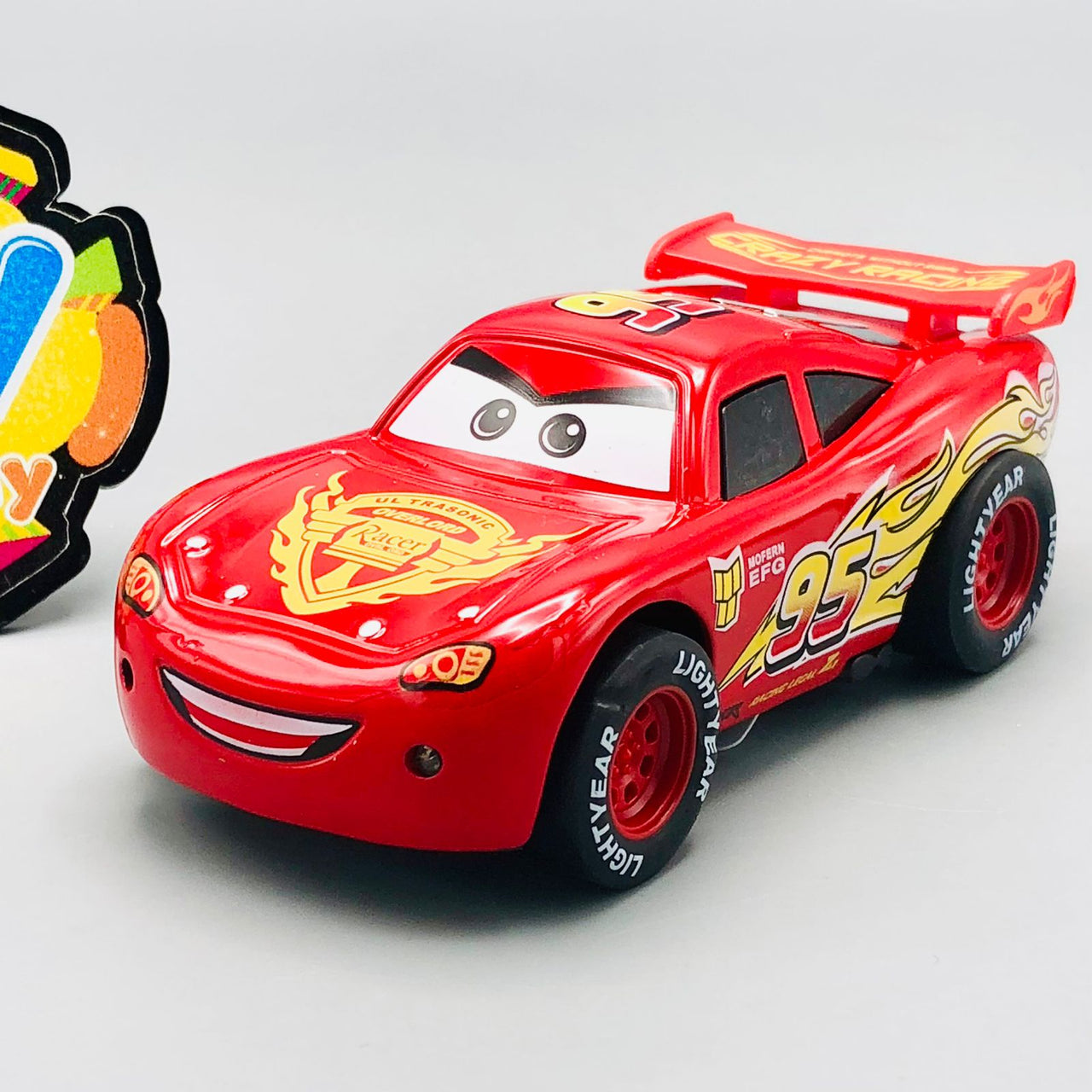 1Pc Diecast McQueen Thrilling Racing Car With Light & Sound