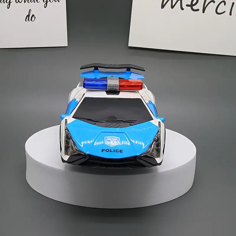 Electric Police Light & Sound Car