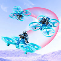 3in1 RC Quadcopter Flying Bike With Lights