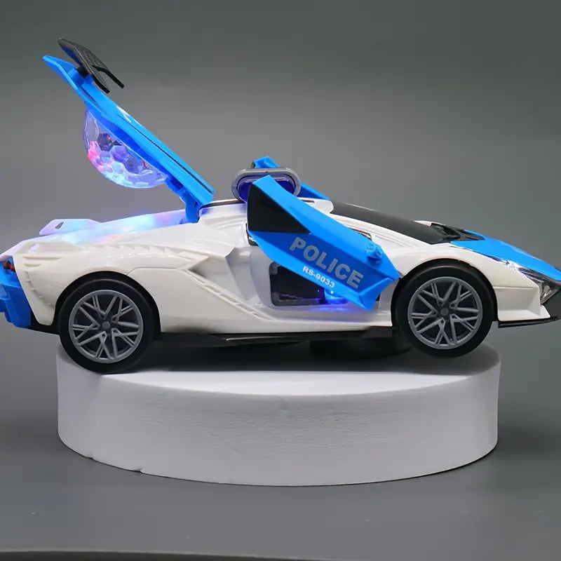 Electric Police Light & Sound Car