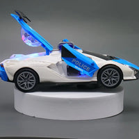 Electric Police Light & Sound Car