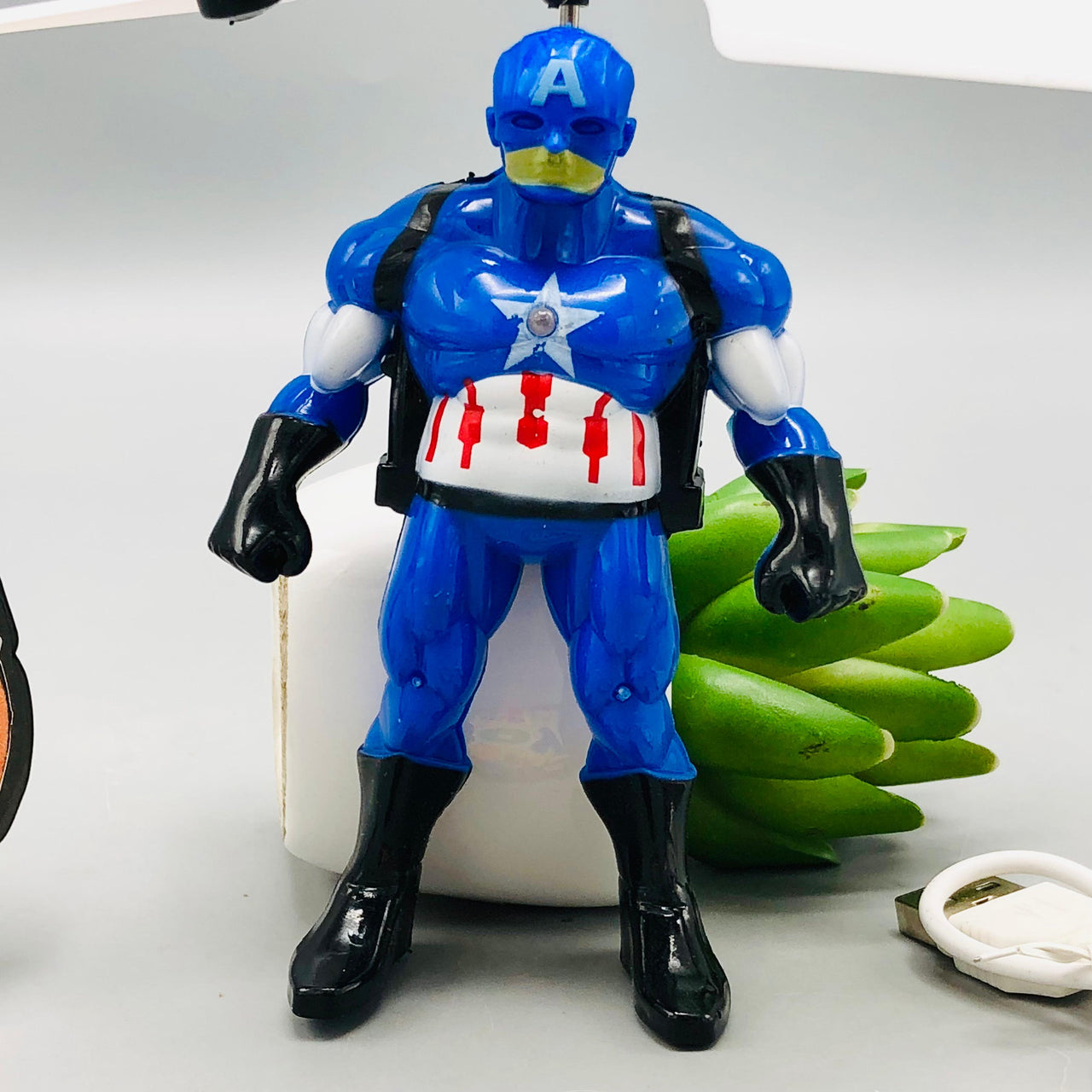 Hand Sensor Flying Captain America Aircraft