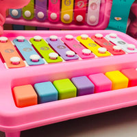 2in1 Kids Dinosaur Musical Piano & Xylophone
